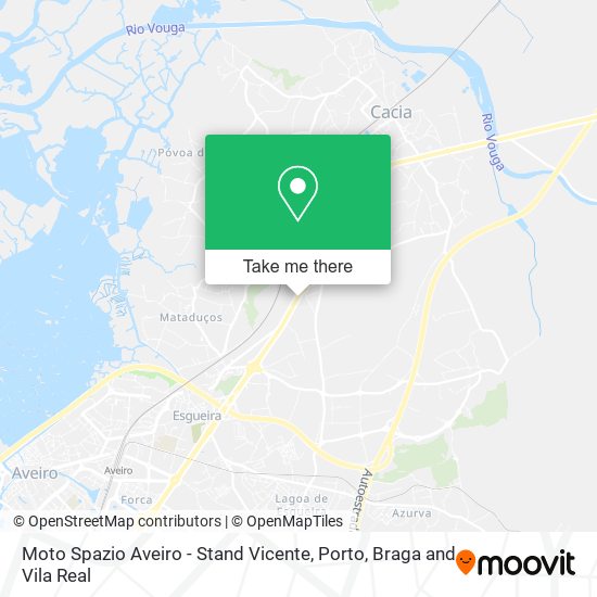 Moto Spazio Aveiro - Stand Vicente map