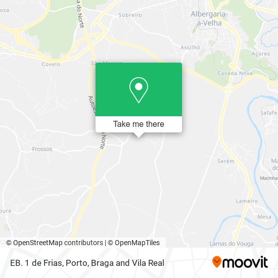 EB. 1 de Frias mapa