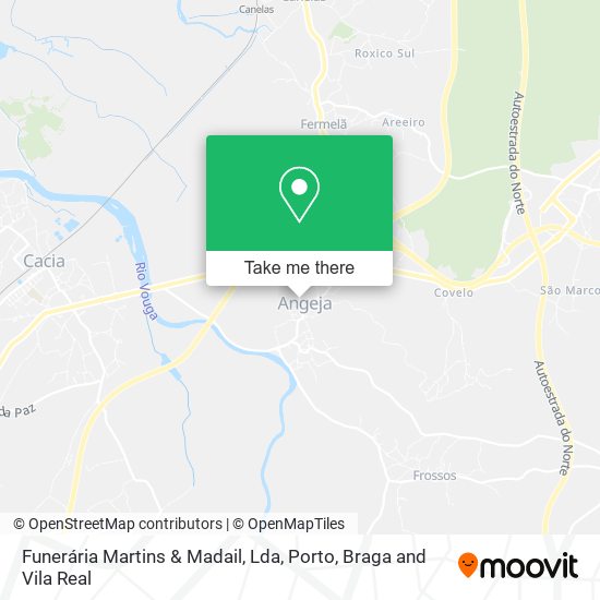 Funerária Martins & Madail, Lda map