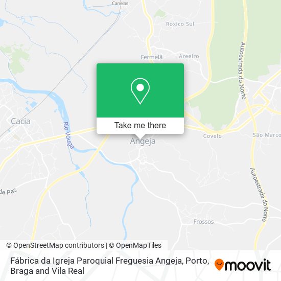 Fábrica da Igreja Paroquial Freguesia Angeja map