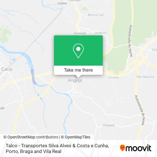 Talco - Transportes Silva Alves & Costa e Cunha map