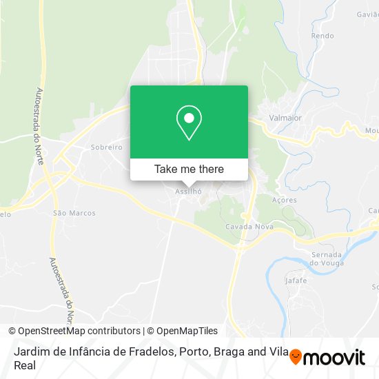 Jardim de Infância de Fradelos map