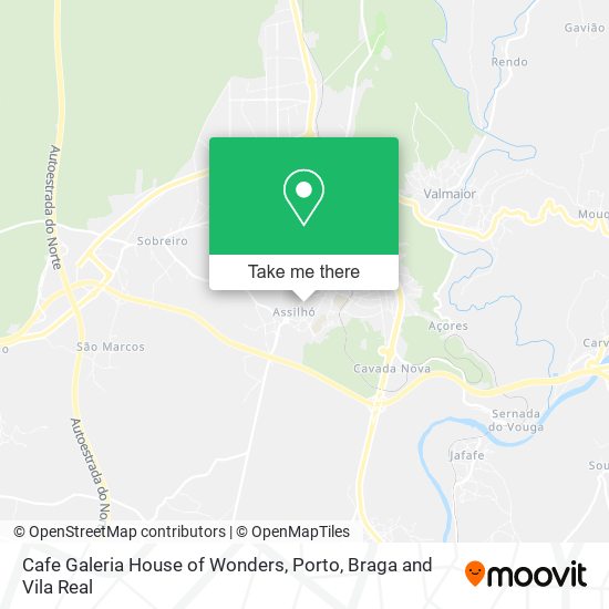 Cafe Galeria House of Wonders map