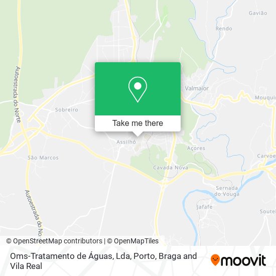 Oms-Tratamento de Águas, Lda mapa