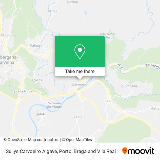 Sullys Carvoeiro Algave mapa