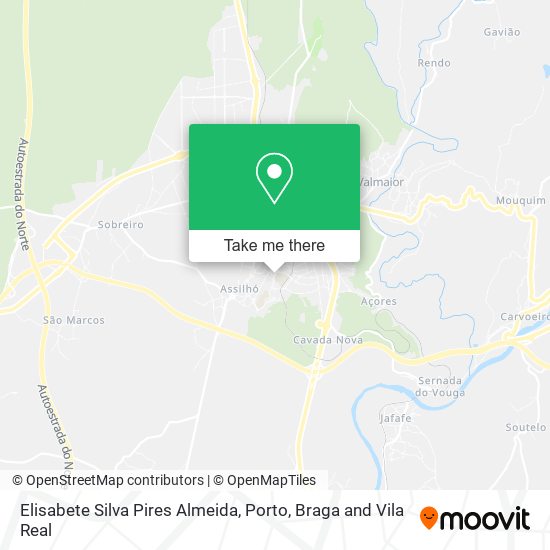 Elisabete Silva Pires Almeida map