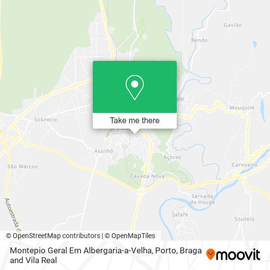 Montepio Geral Em Albergaria-a-Velha map