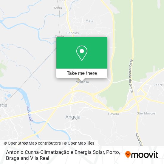 Antonio Cunha-Climatização e Energia Solar mapa