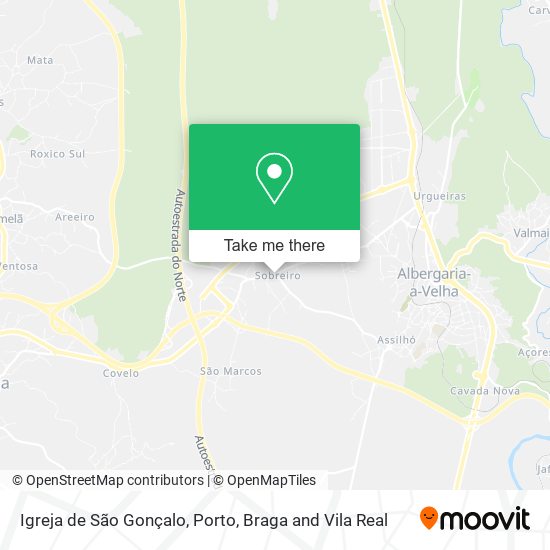 Igreja de São Gonçalo map