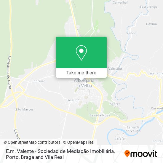E.m. Valente - Sociedad de Mediação Imobiliária map