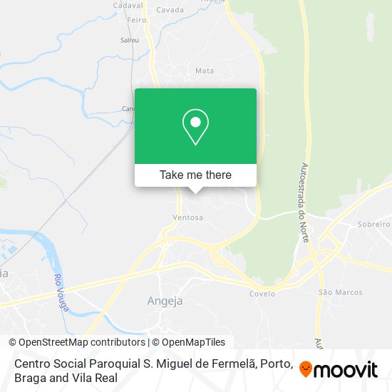 Centro Social Paroquial S. Miguel de Fermelã map
