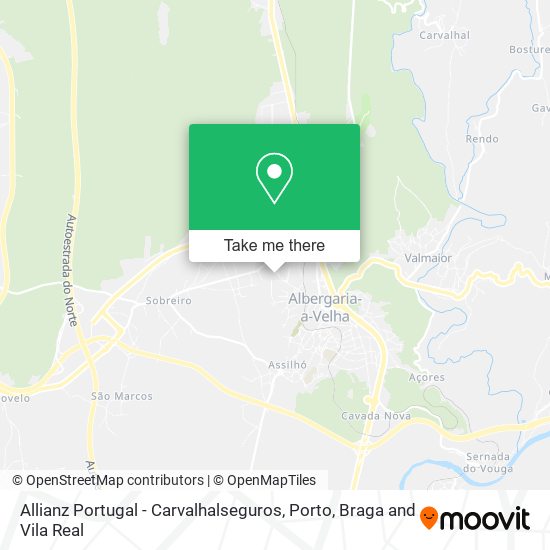 Allianz Portugal - Carvalhalseguros map