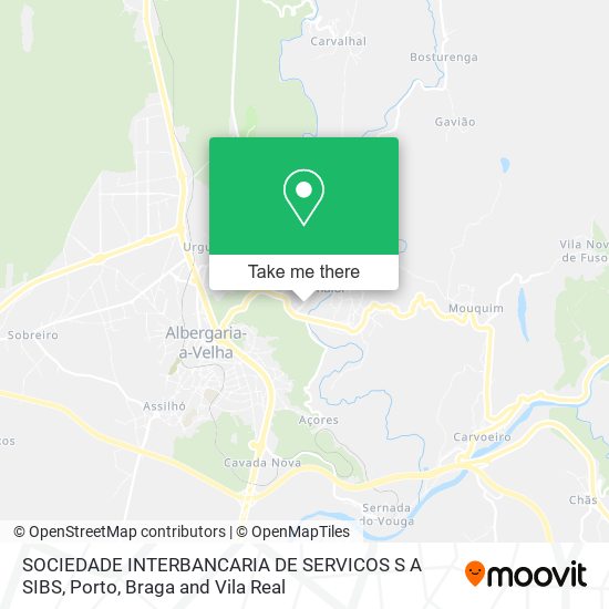 SOCIEDADE INTERBANCARIA DE SERVICOS S A SIBS mapa