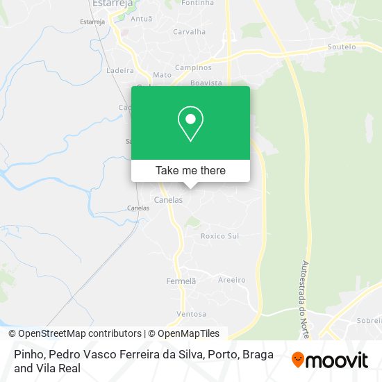 Pinho, Pedro Vasco Ferreira da Silva map