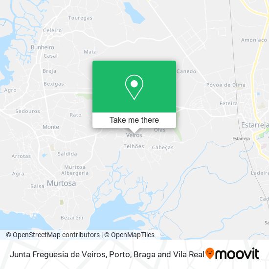 Junta Freguesia de Veiros map