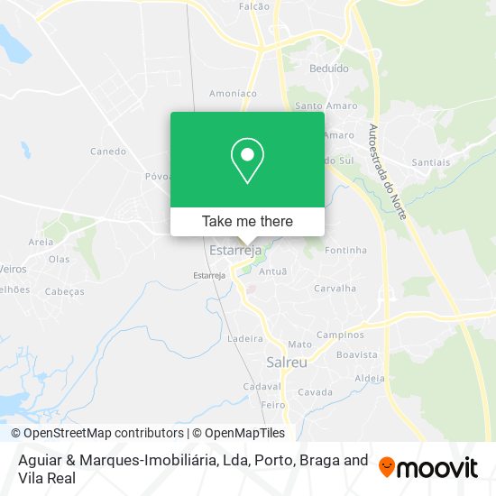 Aguiar & Marques-Imobiliária, Lda map