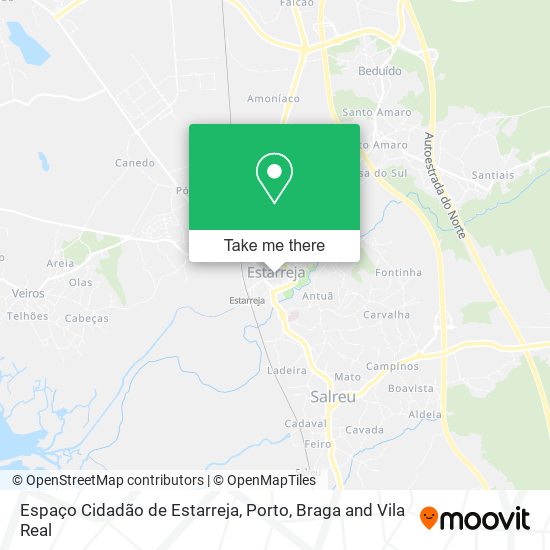 Espaço Cidadão de Estarreja map