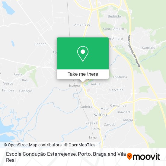 Escola Condução Estarrejense mapa