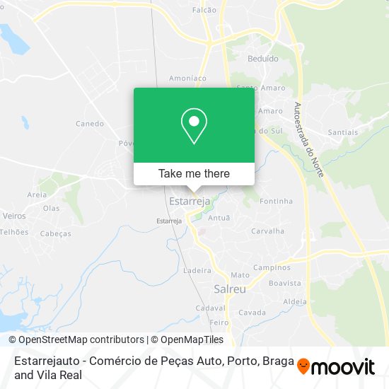Estarrejauto - Comércio de Peças Auto map