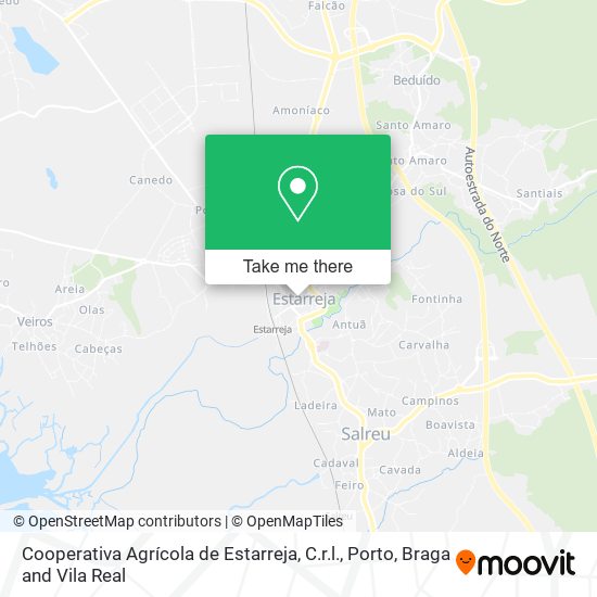 Cooperativa Agrícola de Estarreja, C.r.l. map