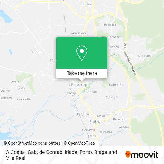 A Costa - Gab. de Contabilidade map