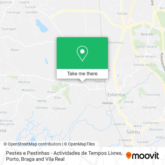 Pestes e Pestinhas - Actividades de Tempos Livres map