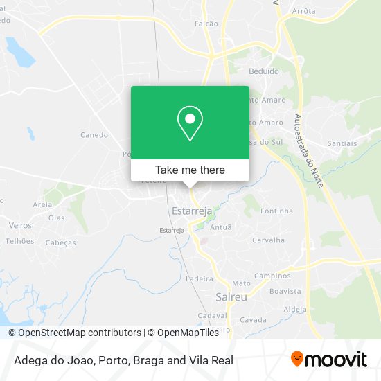 Adega do Joao map