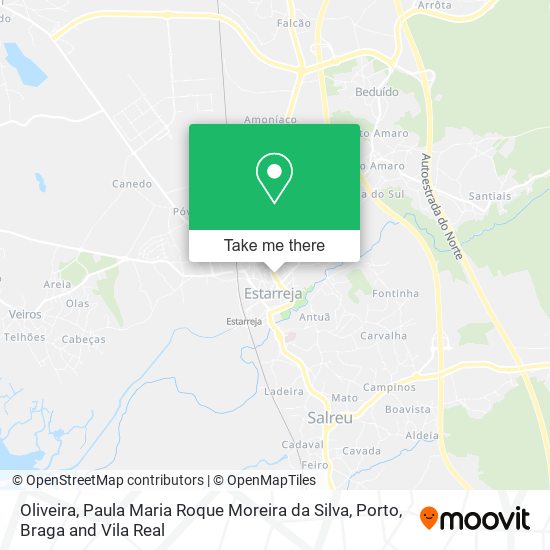 Oliveira, Paula Maria Roque Moreira da Silva map