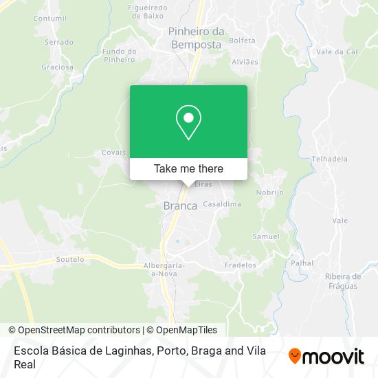 Escola Básica de Laginhas map