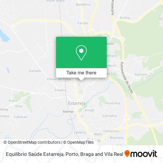 Equilíbrio Saúde Estarreja mapa