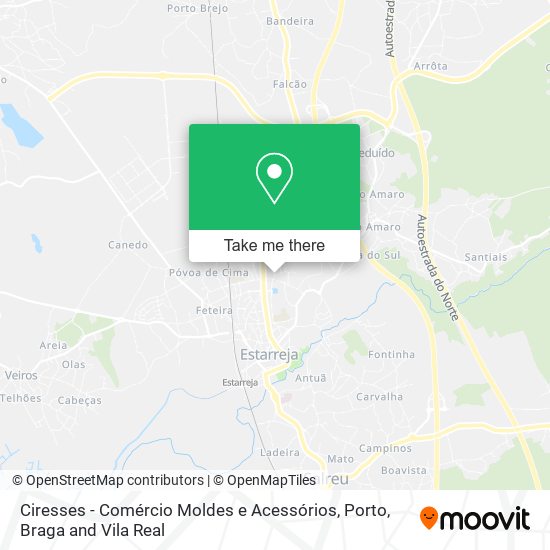 Ciresses - Comércio Moldes e Acessórios mapa