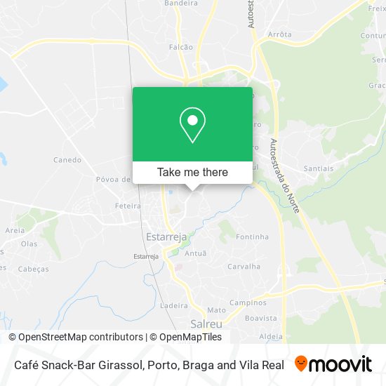 Café Snack-Bar Girassol map