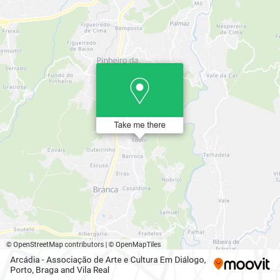 Arcádia - Associação de Arte e Cultura Em Diálogo map