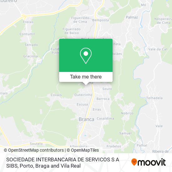 SOCIEDADE INTERBANCARIA DE SERVICOS S A SIBS mapa