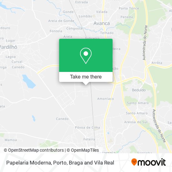 Papelaria Moderna mapa