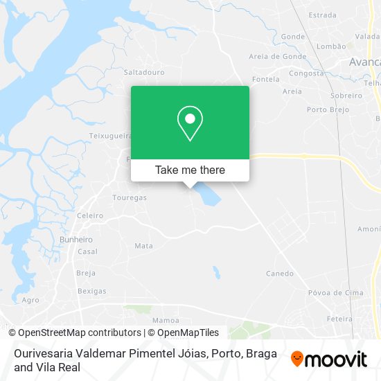 Ourivesaria Valdemar Pimentel Jóias map