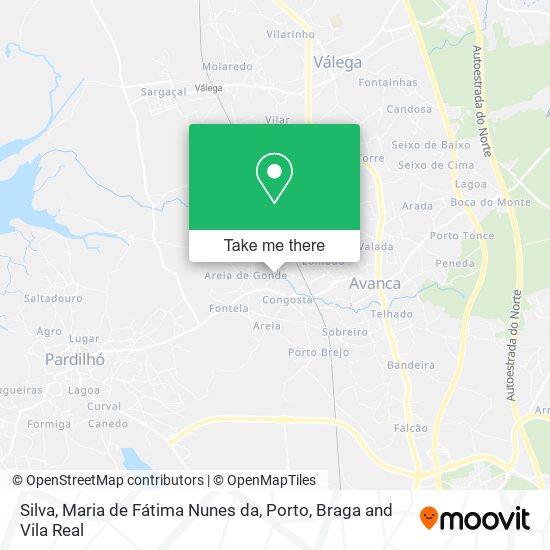 Silva, Maria de Fátima Nunes da map