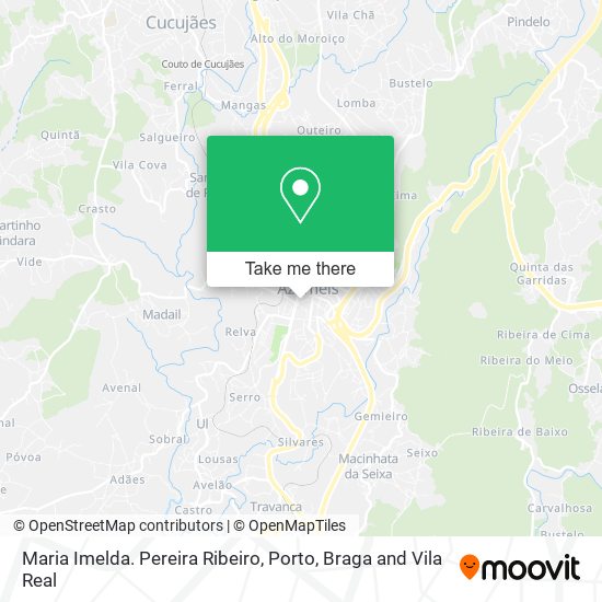 Maria Imelda. Pereira Ribeiro mapa