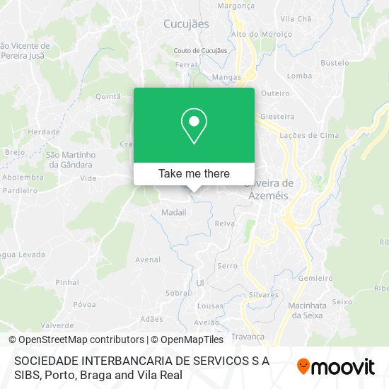 SOCIEDADE INTERBANCARIA DE SERVICOS S A SIBS mapa