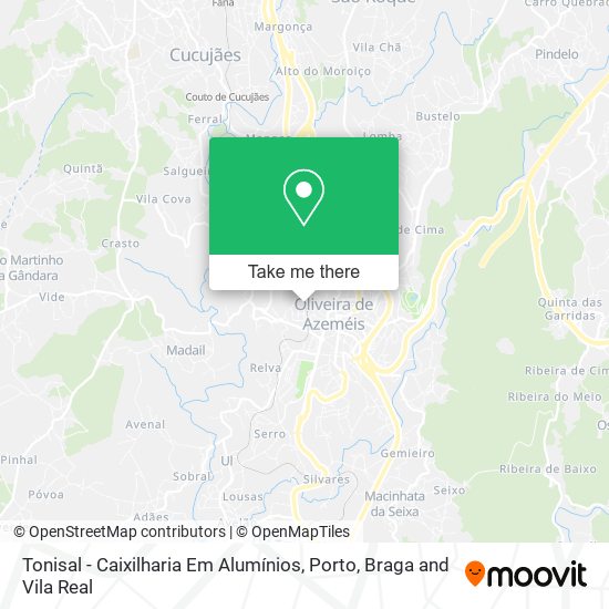 Tonisal - Caixilharia Em Alumínios map