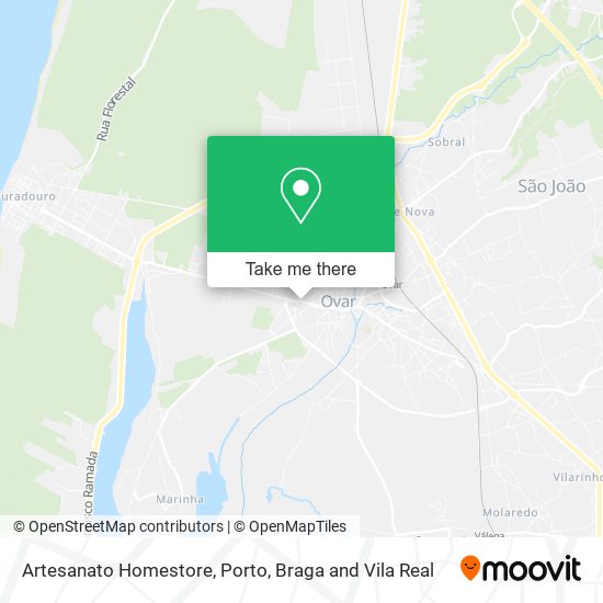 Artesanato Homestore mapa