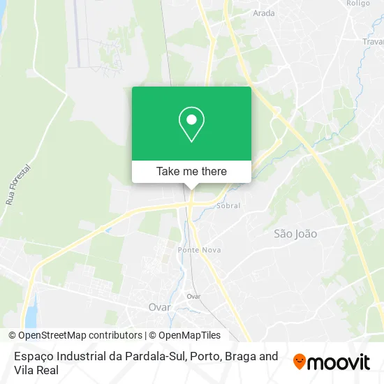 Espaço Industrial da Pardala-Sul map