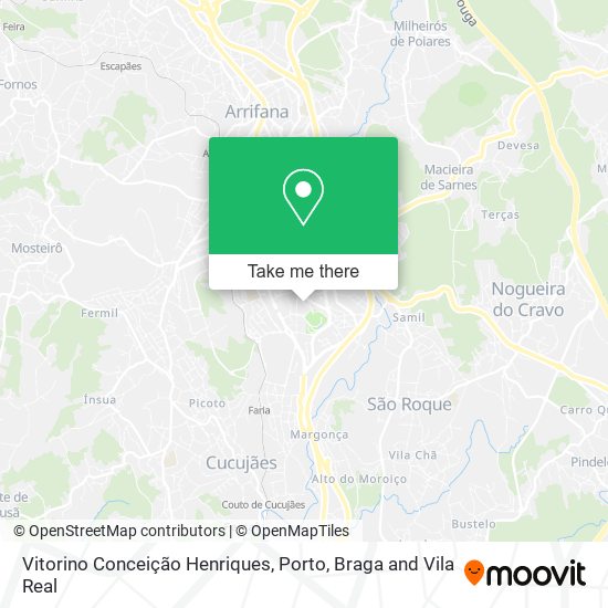 Vitorino Conceição Henriques map