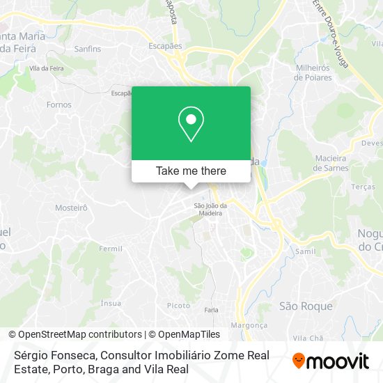 Sérgio Fonseca, Consultor Imobiliário Zome Real Estate mapa