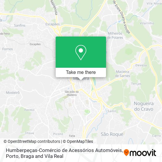 Humberpeças-Comércio de Acessórios Automóveis mapa