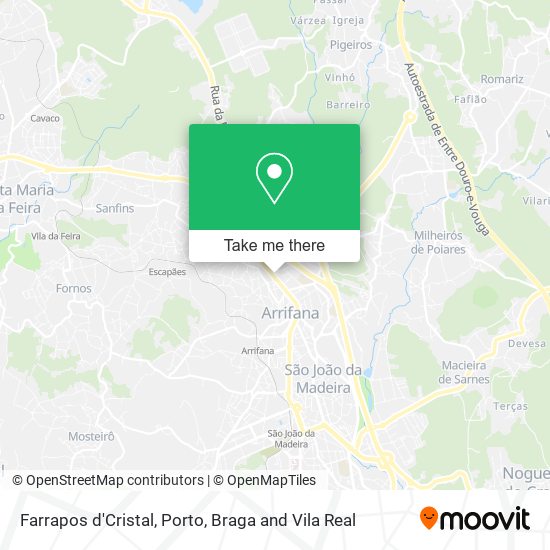 Farrapos d'Cristal mapa