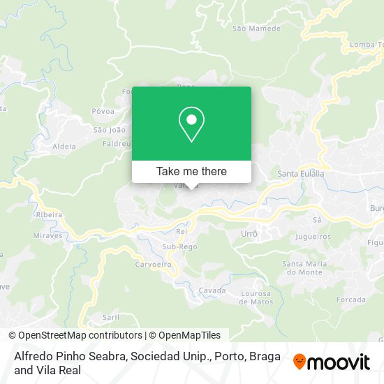 Alfredo Pinho Seabra, Sociedad Unip. mapa