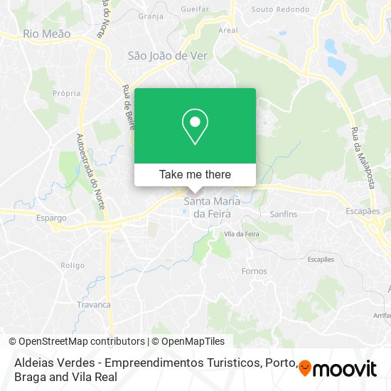 Aldeias Verdes - Empreendimentos Turisticos map