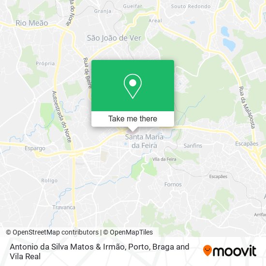 Antonio da Silva Matos & Irmão mapa