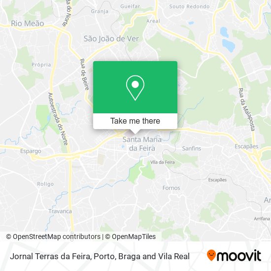 Jornal Terras da Feira mapa